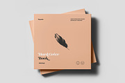 Hard Cover Square Book Mock-up, a Books & Magazine Mockup by Yogurt86 (Thumbnail 12 of 19)