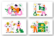 10 Deposit Vector Illustration, a Finance Illustration by denayunebgt (Thumbnail 2 of 4)