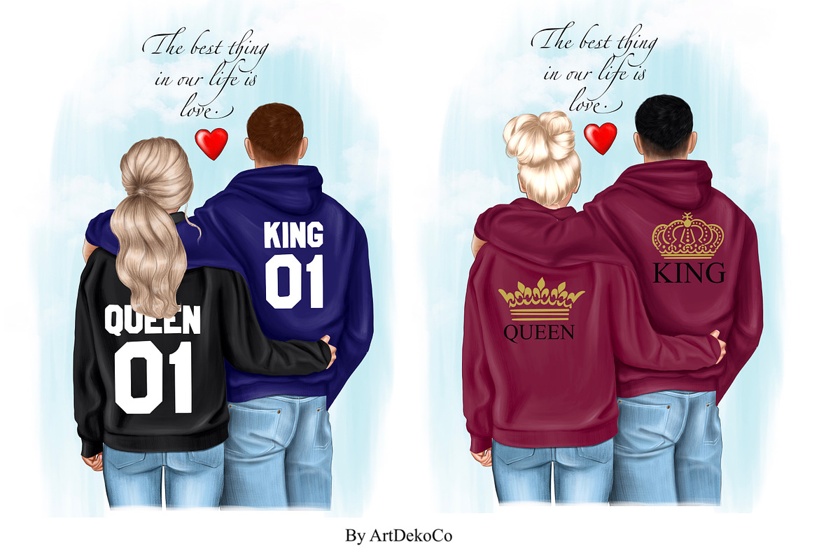Couple Clipart, Valentine Clipart, a Person Illustration by DekoArt (Photo 1 of 5)