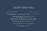 Megilan Curly Handwritten Font, a Font by Dicubit (Thumbnail 10 of 10)
