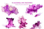 Purple & Pink Alcohol Ink Textures, a Texture Graphic by JSolomatina (Thumbnail 2 of 7)