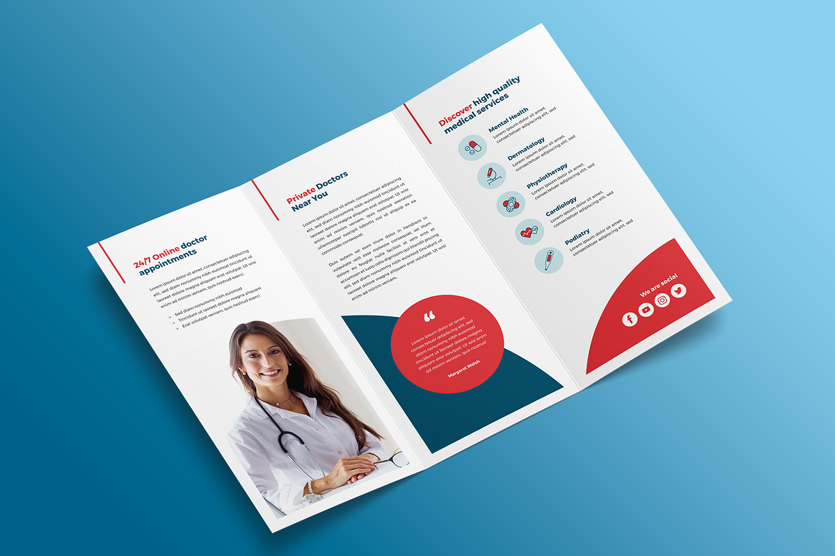 Trifold Brochure Template Illustrato, a Brochure Template by Better Be a Designer (Photo 3 of 5)