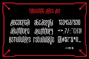 Trowing Axes, a Blackletter Font by EN86-21 (Thumbnail 6 of 7)