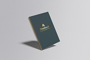 A4 Spiral Notebook Mockup, a Print Template by graphicsecond (Thumbnail 11 of 16)