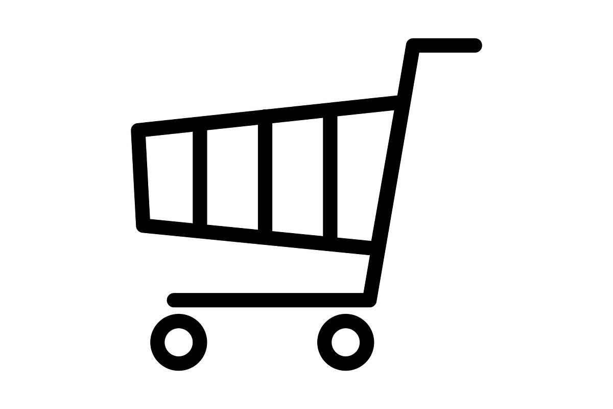 Shopping Cart icon, an Outline Icon by Sumberpangan