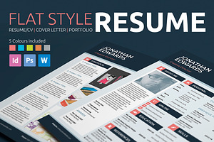 Flat Style Resume