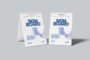 A-Frame Sign Board Mockup Set, an Advertising Mockup by Gatamotion (Thumbnail 4 of 5)