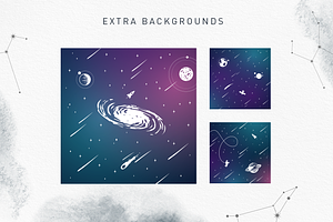 Lost In Space. Colored Font SVG