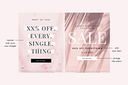 Blush Sale Email Marketing Template, an Email Template by KikiBunnyCreative (Thumbnail 3 of 7)