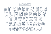 Junior Outline - Hand Drawn Font, a Handwritten Font by Sahira Studio (Thumbnail 4 of 4)