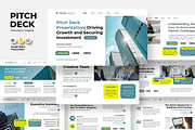 Pitch Deck - Google Slides Template, a Presentation Template by QR Design Studio (Thumbnail 1 of 3)