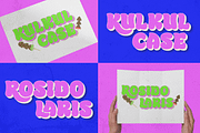 Ciroya - Bubble Font, a Sans Serif Font by twinstd (Thumbnail 6 of 10)