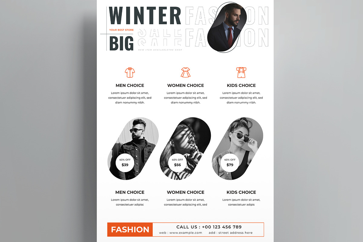 Fashion Flyer Design, a Flyer Template by MightyDesign (Photo 4 of 7)