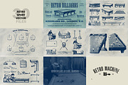Retro Sports Art Bundle 8 in 1, an Illustration by Retro Machine (Thumbnail 8 of 9)