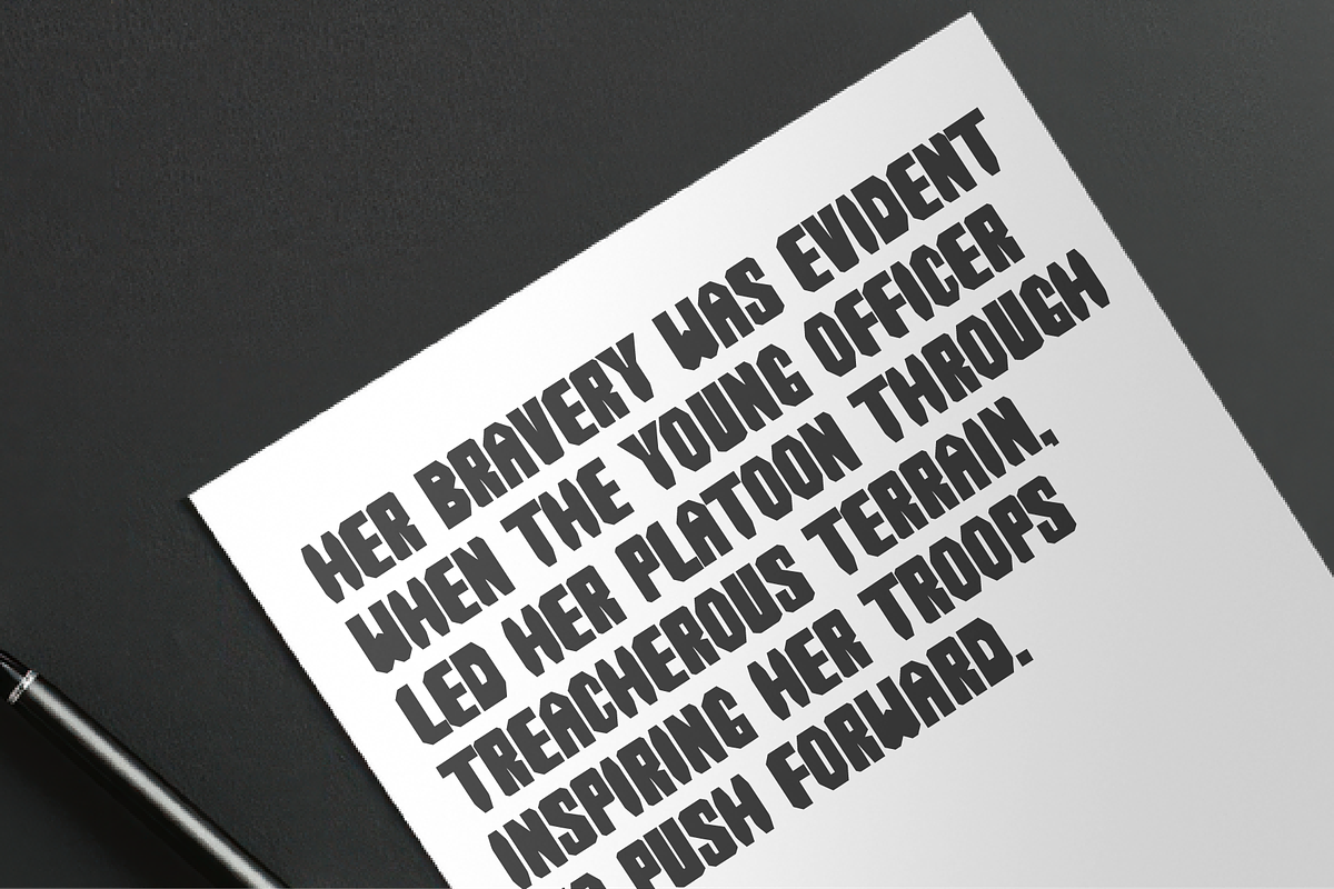 Kragdent - Block Heavy Display, a Font by Indotype Foundry (Photo 6 of 10)