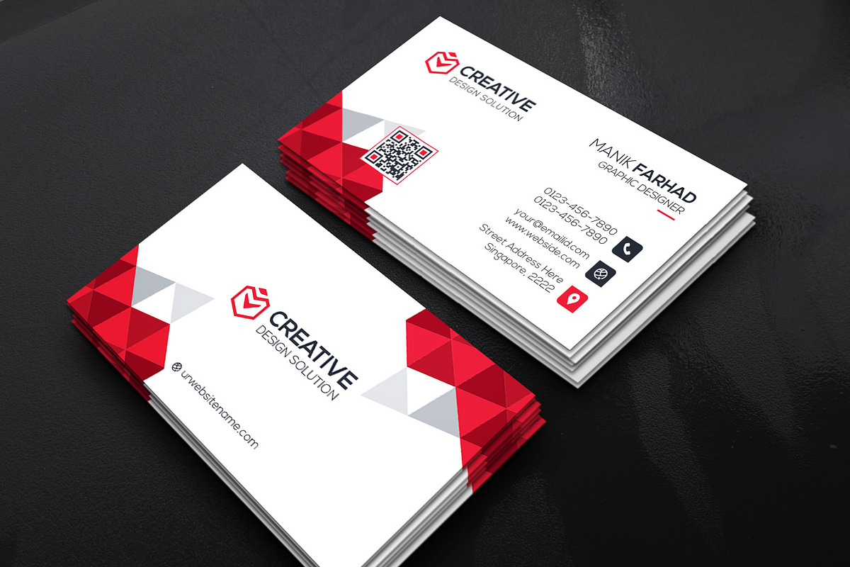 Corporate Business Card, a Business Card Template by GenerousArt (Photo 5 of 5)