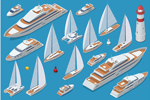 An extensive Isometric collection of, a Transportation Illustration by Golden Sikorka