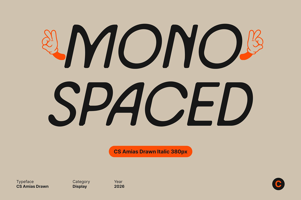 CS Amias Drawn, a Sans Serif Font by Craft Supply Co. (Photo 3 of 8)
