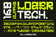 Lozer - A Modern Techno, a Sans Serif Font by Marvadesign (Thumbnail 5 of 7)