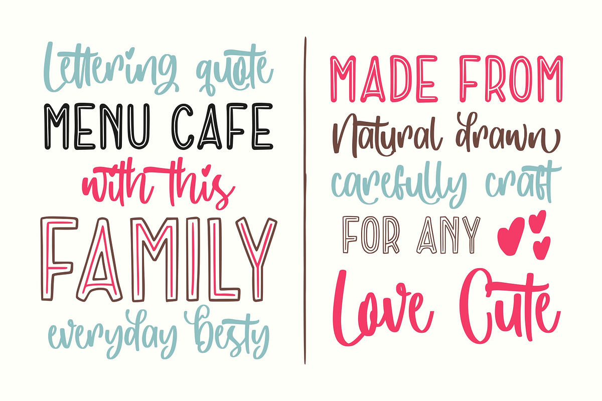 Hello Eatery - Handlettering Pack, a Font by Garisman Std (Photo 2 of 9)