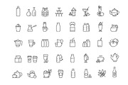 Drinks line icons collection, an Outline Icon by Tettygreen (Thumbnail 4 of 4)