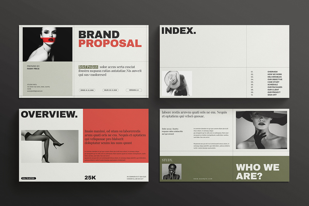 Brand Proposal Presentation Template, a Presentation Template by E-Type