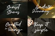 Relsika - Rough Script, a Script Font by Arterfak Project (Thumbnail 10 of 12)