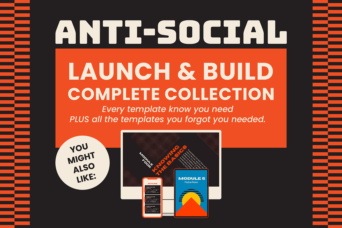 Anti-Social Workbook Canva Template, a Magazine Template by WorkShy Studio (Photo 8 of 8)