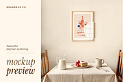Dining & Kitchen | Frame Mockup Set, a Household Mockup by Brandear Design (Thumbnail 7 of 12)