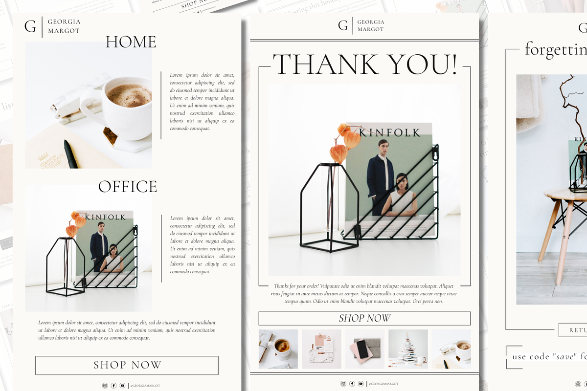 Email Newsletter | Simple, a Templates & Theme by The Edits Shop (Photo 5 of 6)