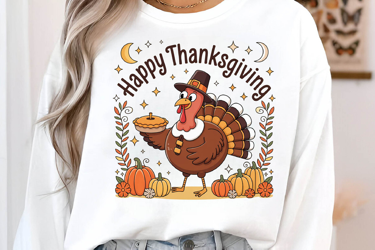 Happy Thanksgiving Png, Clipart, an Illustration by CreationArt (Photo 5 of 5)