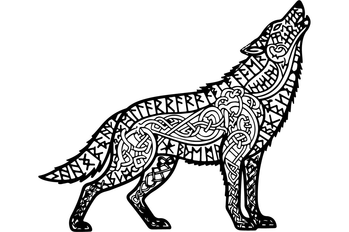 Powerful Alpha Wolf Vector Bundle, an Animal Illustration by Designer_Momina (Photo 3 of 21)