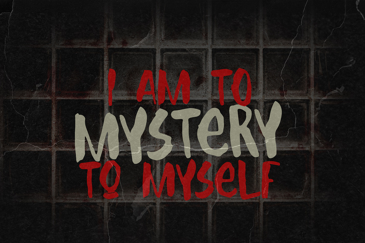 Unless - Terror Brush Font, a Font by Gassstype (Photo 3 of 8)