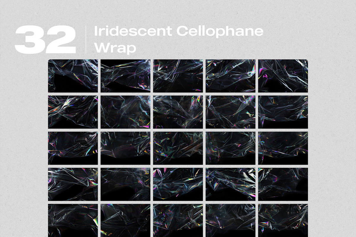 Iridescent Cellophane Photo Overlays, a Texture Graphic by PhotoSpirit (Photo 9 of 9)