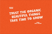 Orange Crayon - Handwritten Font, a Handwritten Font by SaktiAvellin (Thumbnail 2 of 8)
