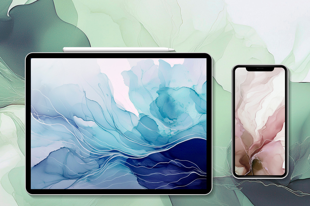 Watercolor Abstract Backgrounds, a Background Graphic by ArtIrisArt (Photo 3 of 3)