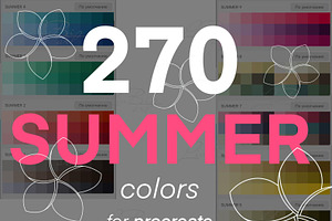 270 Procreate Summer Color Palette