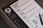 Flat Resume + Cover Letter, a Resume Template by Made by Mancie (Thumbnail 2 of 5)