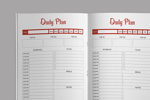 Daily Planner Journal Book