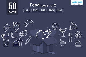 Food Line Icons V2