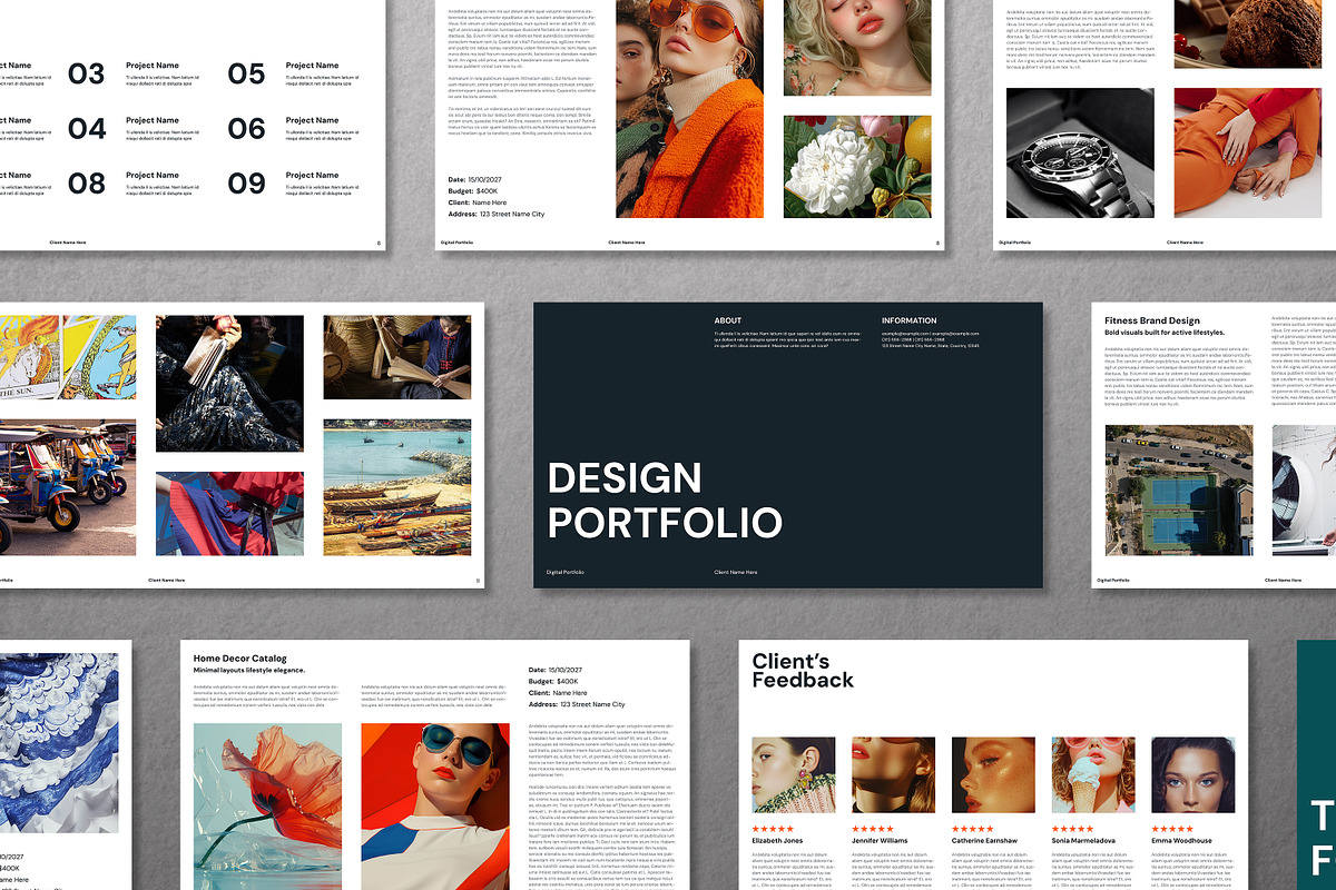 Portfolio Presentation Template, a Presentation Template by Artisan Vibes (Photo 5 of 12)