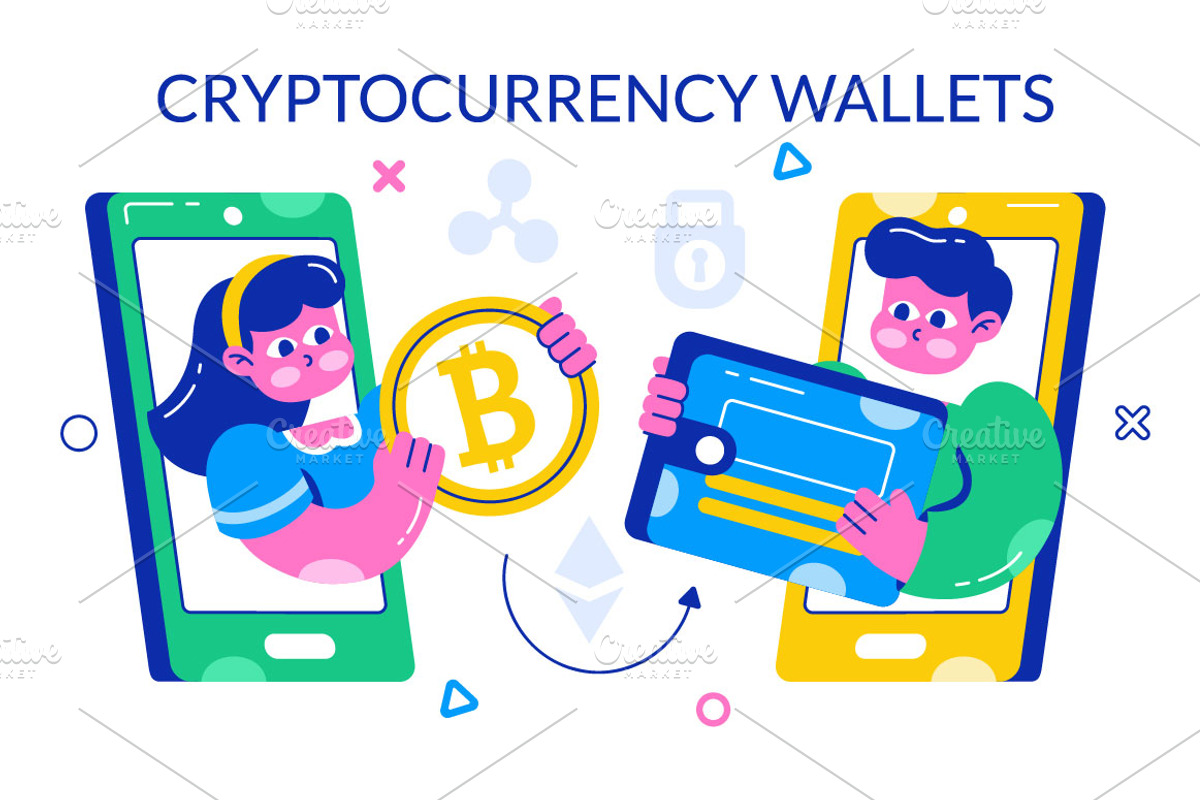 10 Cryptocurrency Wallets, a Finance Illustration by denayunebgt (Photo 4 of 4)