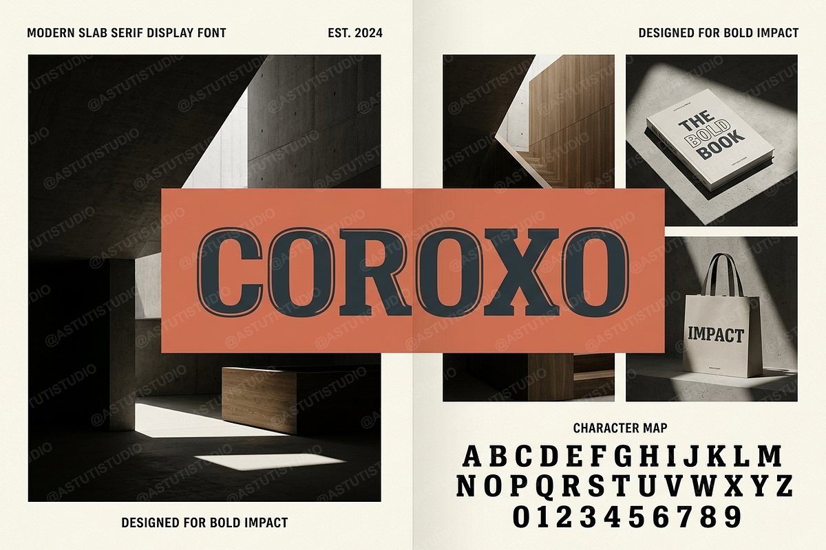 Coroxo | A Refined Modern Serif Type, a Serif Font by Astuti Studio (Photo 7 of 25)