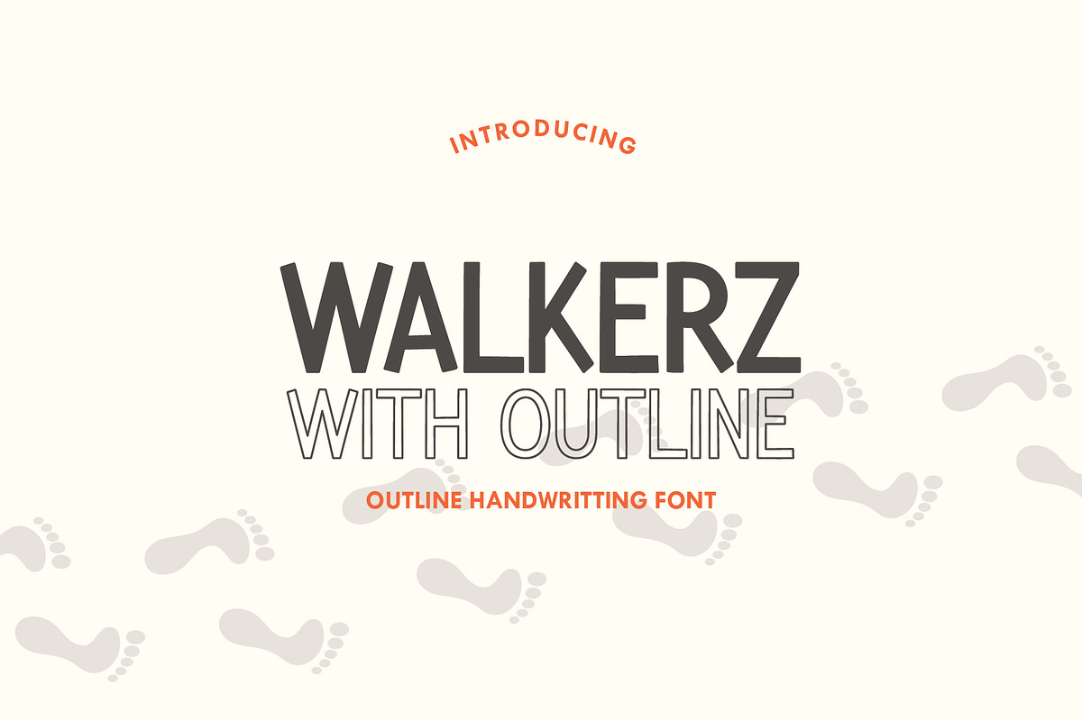 Walkerz - Sans Serif Font, a Sans Serif Font by Pikgura (Photo 1 of 6)