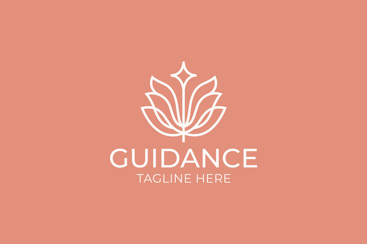 Abstract Floral Guidance Logo, a Branding & Logo Template by Signatoro (Photo 3 of 3)