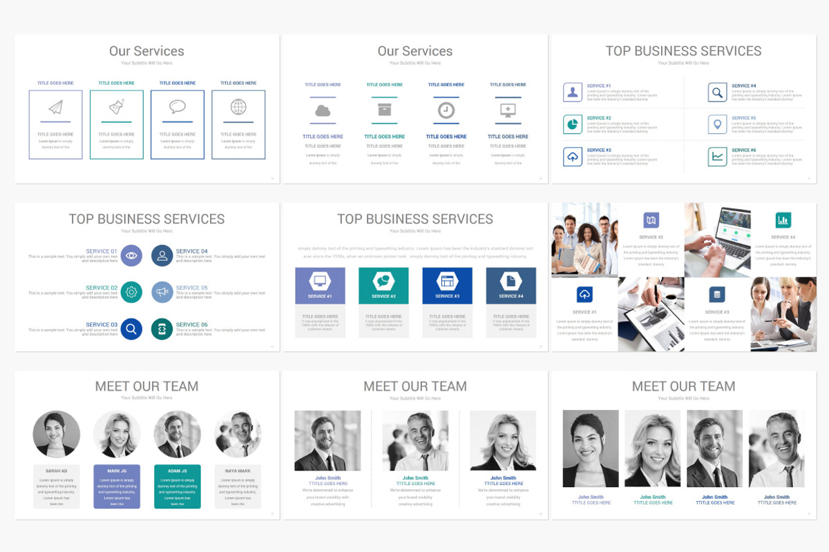 Pro Business PowerPoint Template, a Presentation Template by SlideArt (Photo 7 of 21)