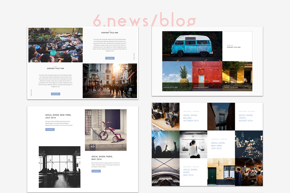 4ocal Web UI Kit Bundle, an UI Kit Template by 4EB Studio (Photo 8 of 14)