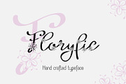 Floryfic Font, a Script Font by Digital Typeface Studio (Thumbnail 1 of 8)