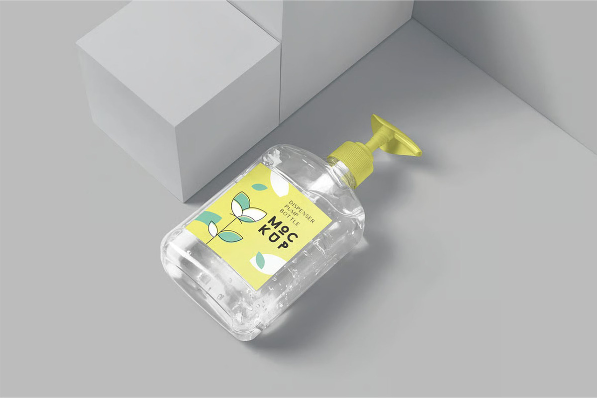 Rectangle Soap Pump Bottle Mockups, a Product Mockup by megostudi0 (Photo 2 of 6)