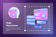 Generative AI & Creativity 3D Pack, an Illustration by twinstd (Thumbnail 3 of 7)